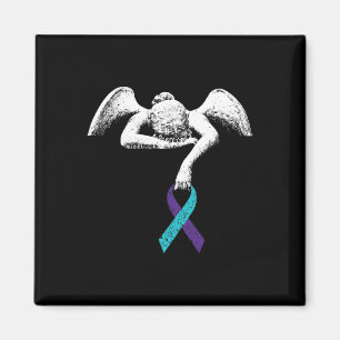 Angel And Suicide Awareness Suicide Prevention Clo Magnet