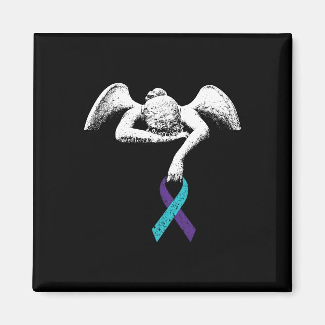 Angel And Suicide Awareness Suicide Prevention Clo Magnet (Front)