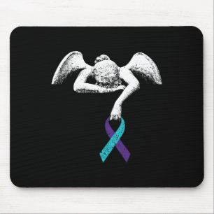 Angel And Suicide Awareness Suicide Prevention Clo Mouse Pad