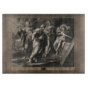 Angel Announcing The Resurrection by Jean Roullet Cutting Board