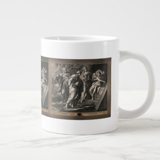 Angel Announcing The Resurrection by Jean Roullet Large Coffee Mug