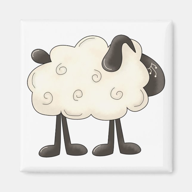 Angel Antics · Sheep Magnet (Front)