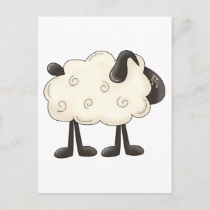 Angel Antics · Sheep Postcard