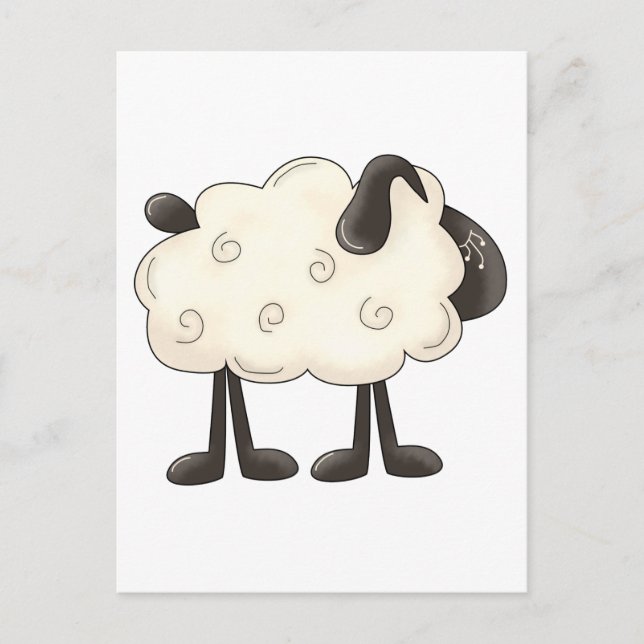 Angel Antics · Sheep Postcard (Front)