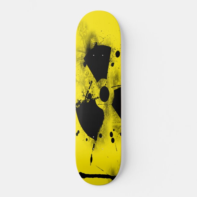 Angel Armour Retro Nuke Fallout Ninety-nine Deck Skateboard (Front)
