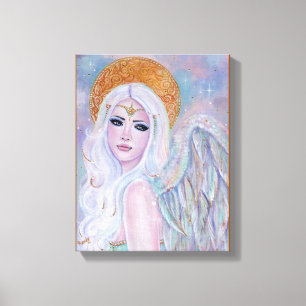 Angel art Evangelina by Renee Lavoie Canvas Print