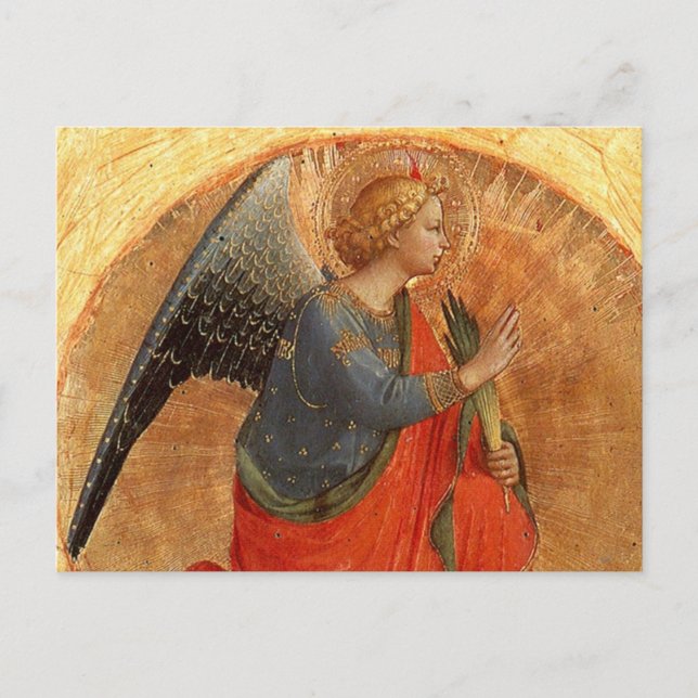 Angel at Annunciation Postcard (Front)