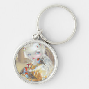 "Angel at Glastonbury Abbey" Keychain