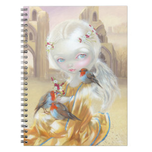"Angel at Glastonbury Abbey" Notebook