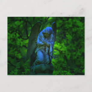 angel at Old Lynchburg Virginia Cemetery Postcard