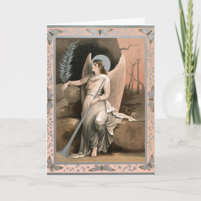 Angel At The Tomb Holiday Card (Front)