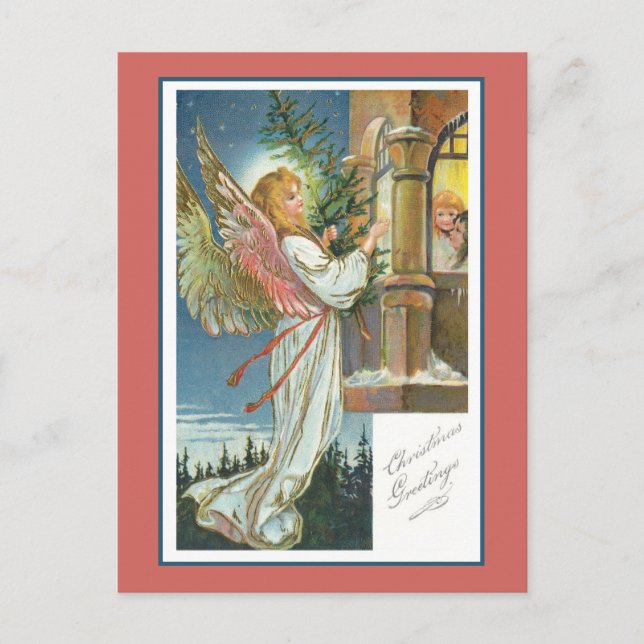 Angel At The WIndow Postcard (Front)