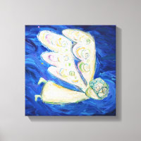 Angel & Baby Art (12" x 12" Square - Edge Wrap)