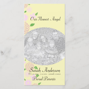 Angel Baby girl Announcement