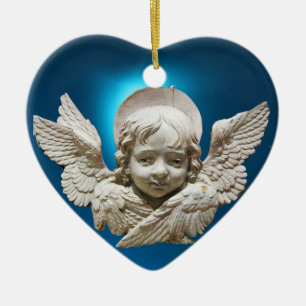 ANGEL / Baby's First Christmas Photo Template Ceramic Tree Decoration