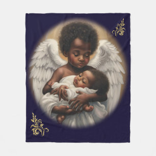 Angel babys fleece blanket