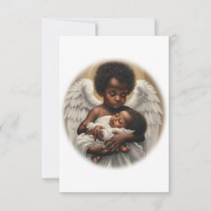 Angel babys thank you card