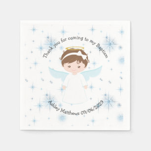 Angel Baptism First Communion Party  Napkin