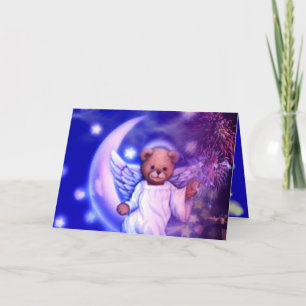 Angel Bear Holidays Card