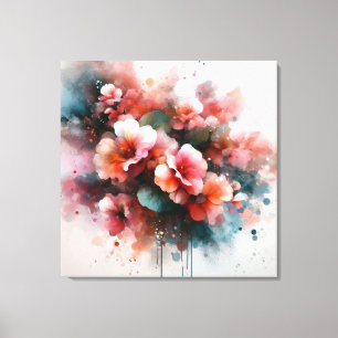 angel begonia canvas print