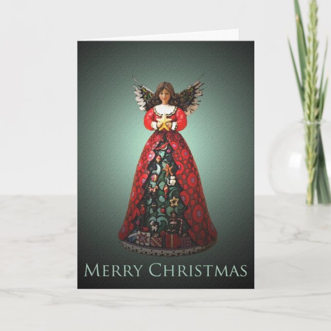 Angel Bell Christmas Card (Front)