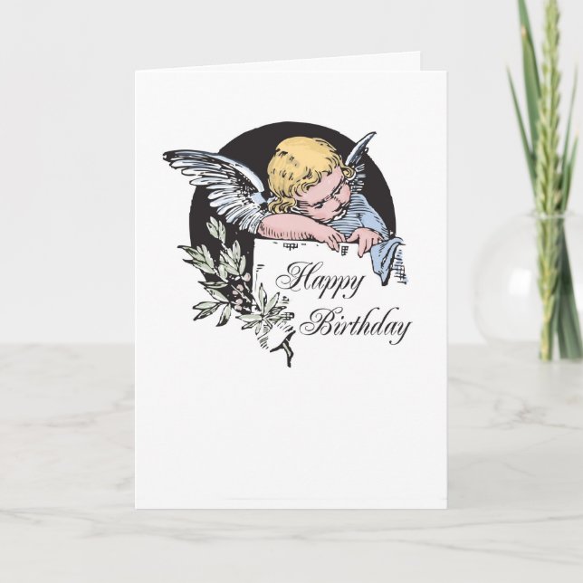 Angel Birthday Card (Front)