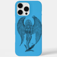 Angel black and blue design