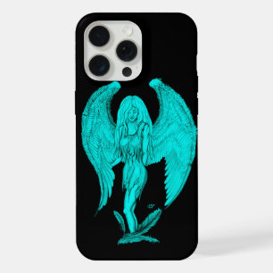 Angel , Black and Green design iPhone 15 Pro Max Case