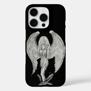 Angel - Black and White Design iPhone 16 Pro Case