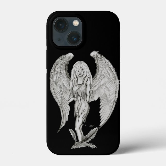 Angel - Black and white design Case-Mate iPhone Case (Back)