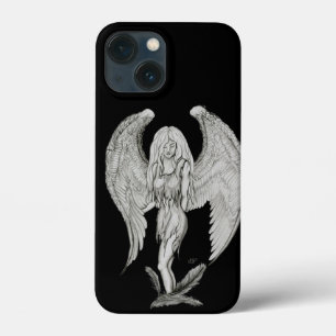 Angel - Black and White Design iPhone 13 Mini Case