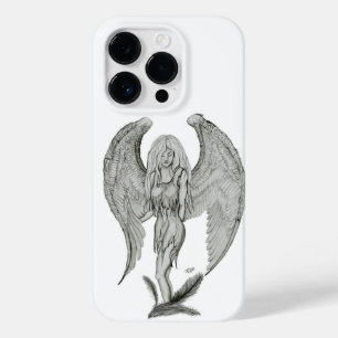 Angel - Black and White Design Case-Mate iPhone 14 Pro Case