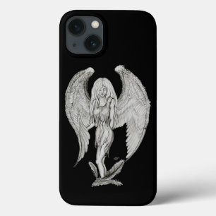 Angel - Black and white design iPhone 13 Case