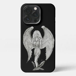Angel - Black and White Design iPhone 13 Pro Case