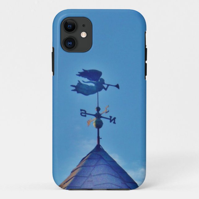 Angel BLOWING HORN WEATHER VANE Case-Mate iPhone Case (Back)