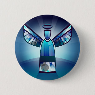 Angel: Blue Angel 6 Cm Round Badge