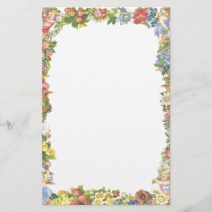 Angel Border Stationery