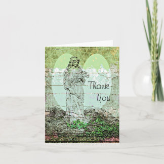 Angel Bouquet Thank You Card