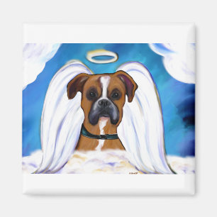 Angel Boxer Dog Magnet