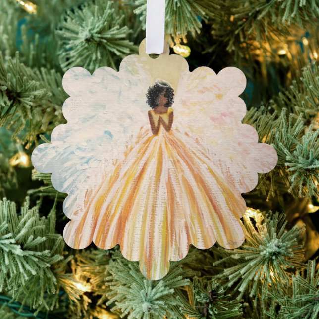 Angel Bright Paper Ornament  (Insitu (Tree))