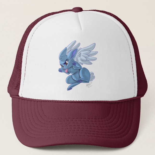 Angel Bunny Trucker Hat (Front)