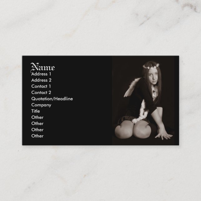 Angel Business Card (Front)