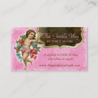Angel Business Card Christian Spiritual Pink