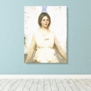 Angel by Abbott Thayer, Vintage Victorian Fine Art Canvas Print