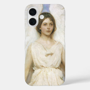 Angel by Abbott Thayer, Vintage Victorian Fine Art iPhone 16 Case