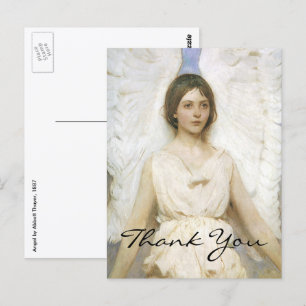 Angel by Abbott Thayer, Vintage Victorian Fine Art Postcard