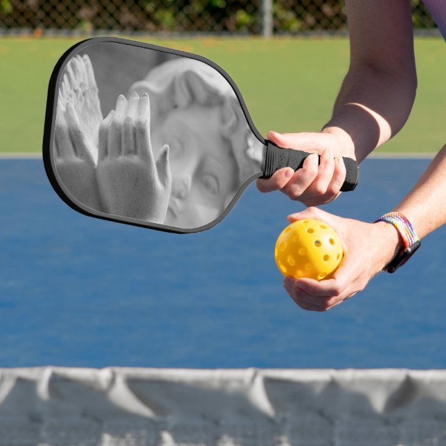 Angel by Shirley Taylor Pickleball Paddle (Insitu)