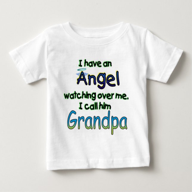 ANGEL CALLED GRANDPA BABY T-Shirt (Front)