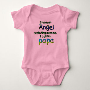 ANGEL CALLED PAPA BABY BODYSUIT