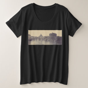 Angel castle and Vatican dome Plus Size T-Shirt